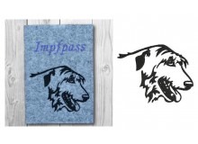 Stickdatei - Irischer Wolfshund Silhouette